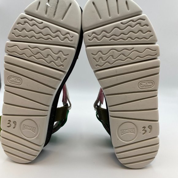 NWT Camper Oruga Up Colorful Platform Sandals - Strappy Womens Shoes Size EU 39 - Picture 13 of 14